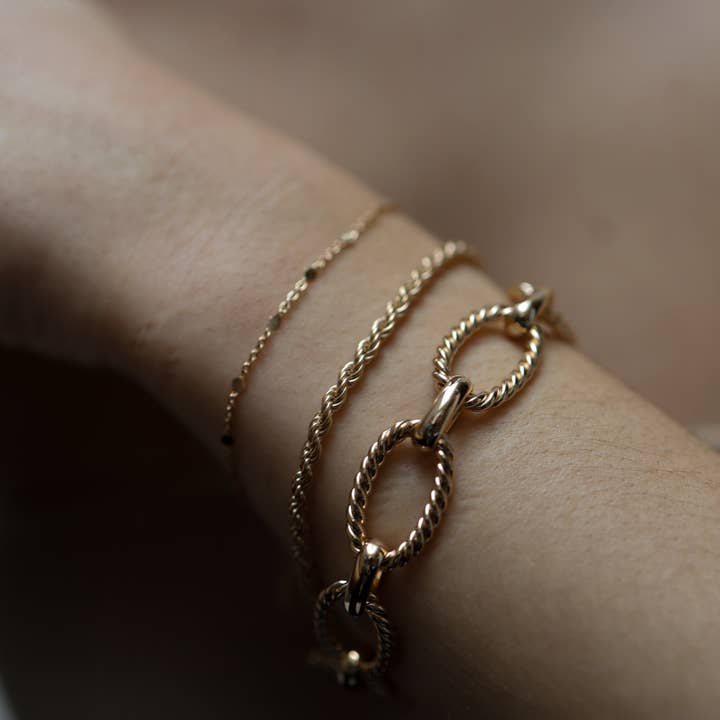 Huguette Paris – Engroshandel Armbånd med led og kæde – armbånd - FLO1