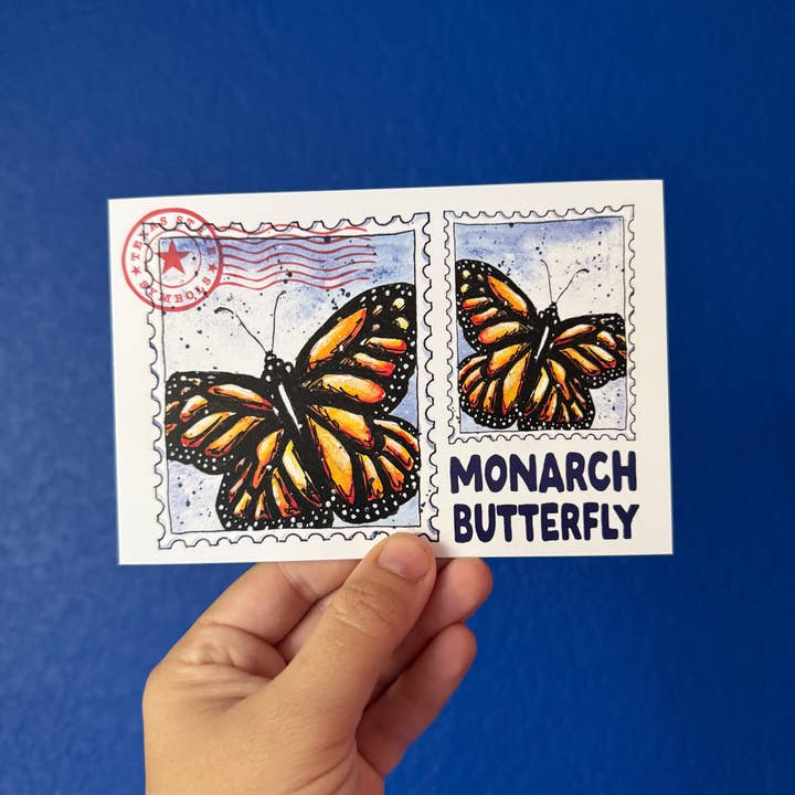 Monarch Butterfly 4x6" Postcard for wholesale by Where’d The Wild Things Go