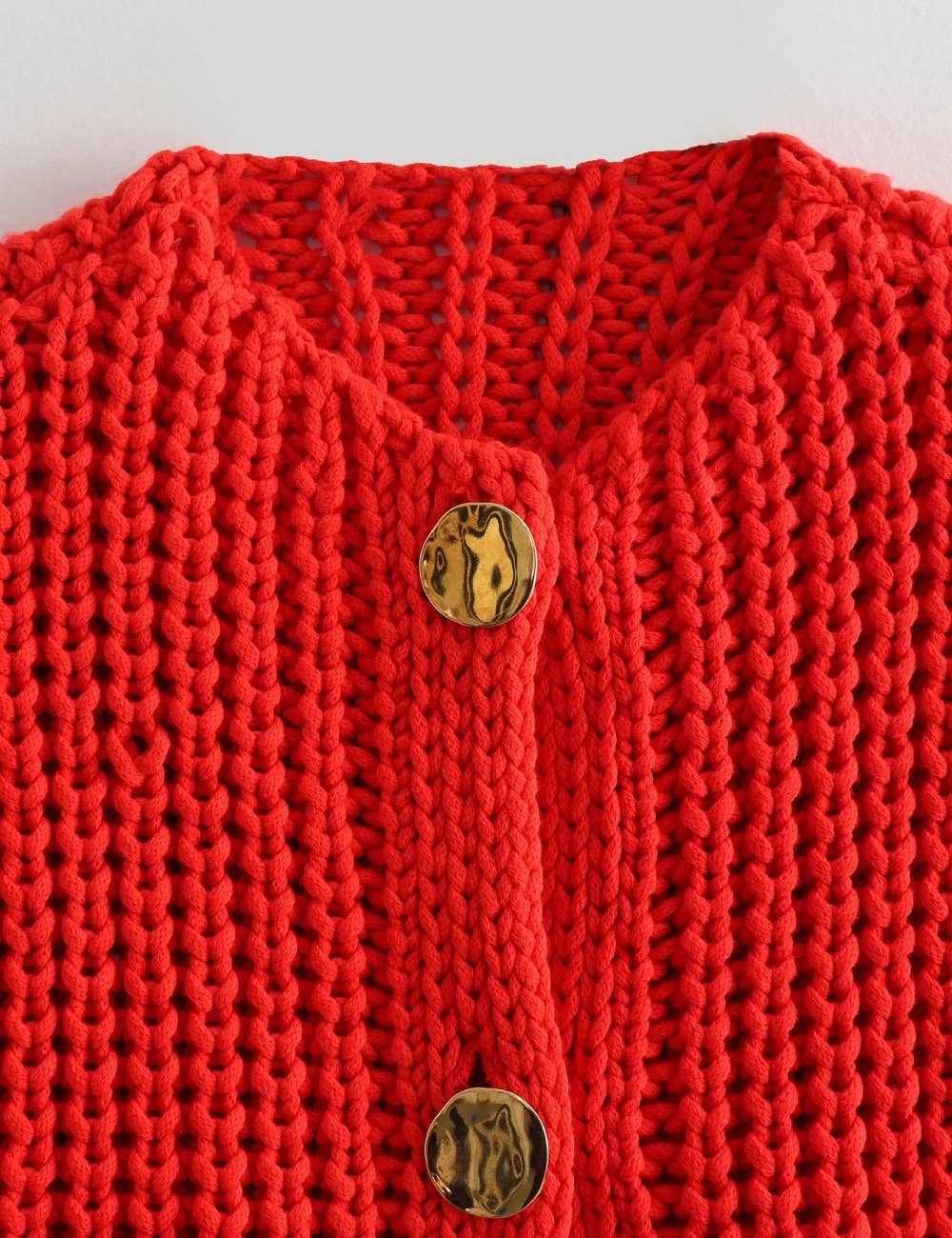 Sweetkama – Engroshandel Strikvest/slipover – Kvinder – Sweetkama damevest med rund hals i ensfarvet strækstof, kort model4