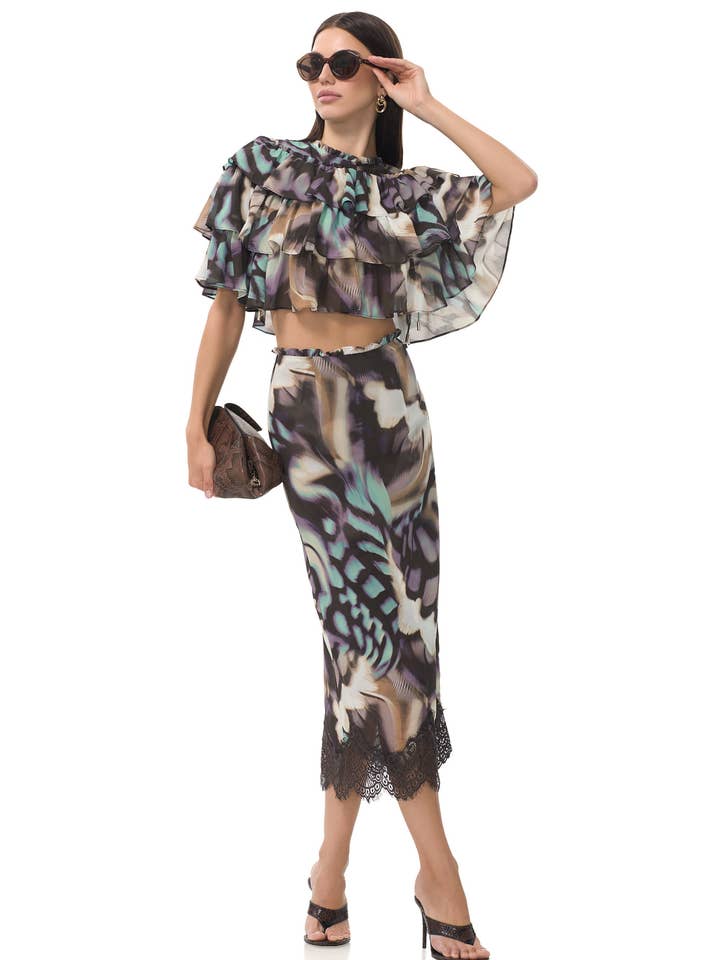 Manon Top - Feather Swirl for wholesale on Faire0