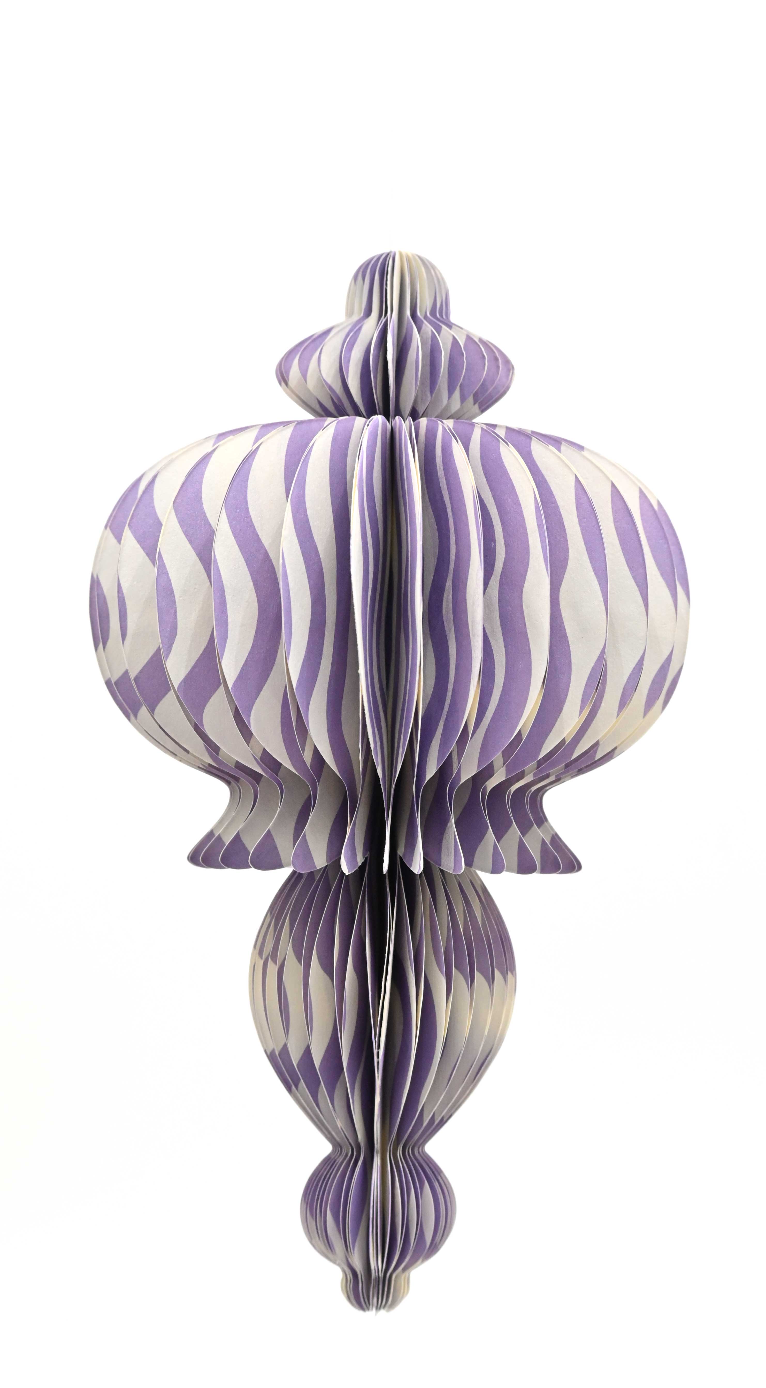 AARVEN - Venta al por mayor Adornos - Adorno plegable de papel reciclado indio en forma de esfera8