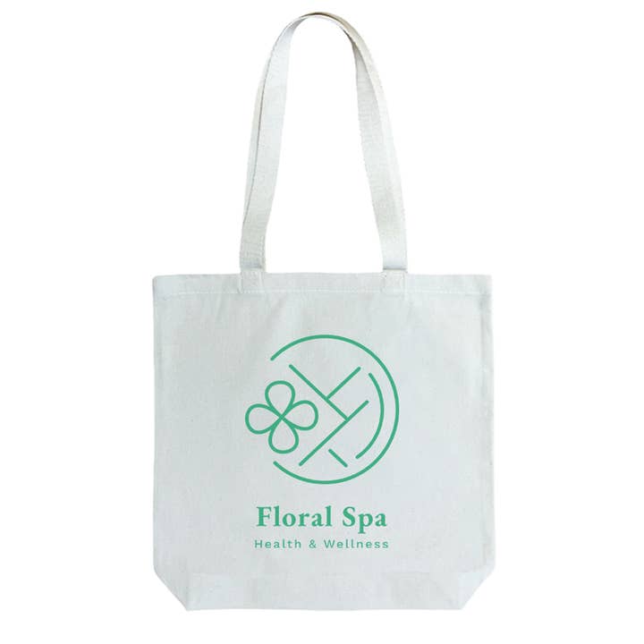 Customized Gussetted Canvas Tote Bag With Your Logo/Text for wholesale by BAGANDCANVAS