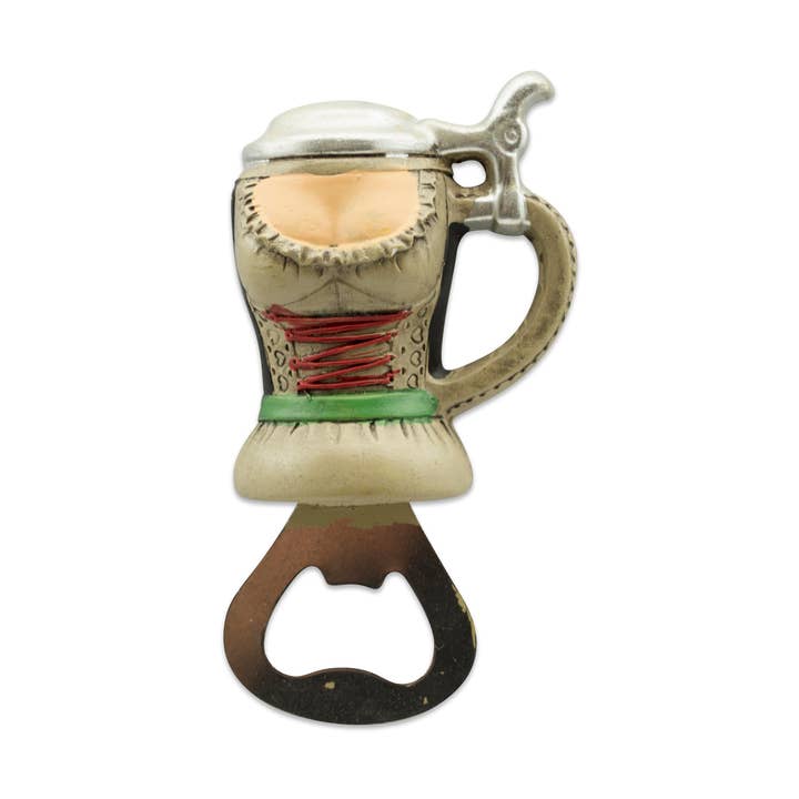 Ouvre-bouteille magnétique pour l'Oktoberfest Waitress Stein pour la vente par European Heritage Gifts