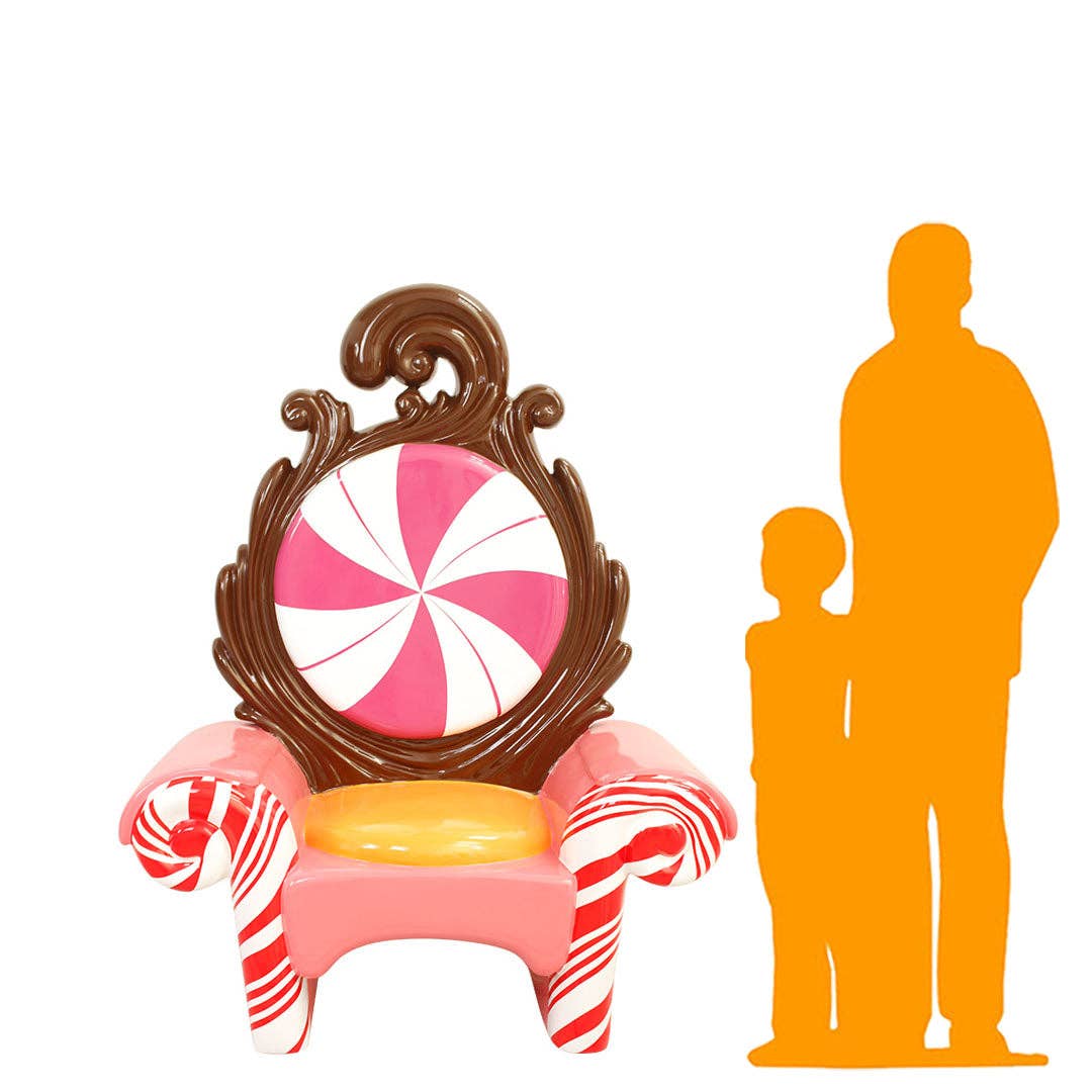 LM Treasures - Wholesale Decorative Figurine - Candy Throne Queen Life Size Statue1
