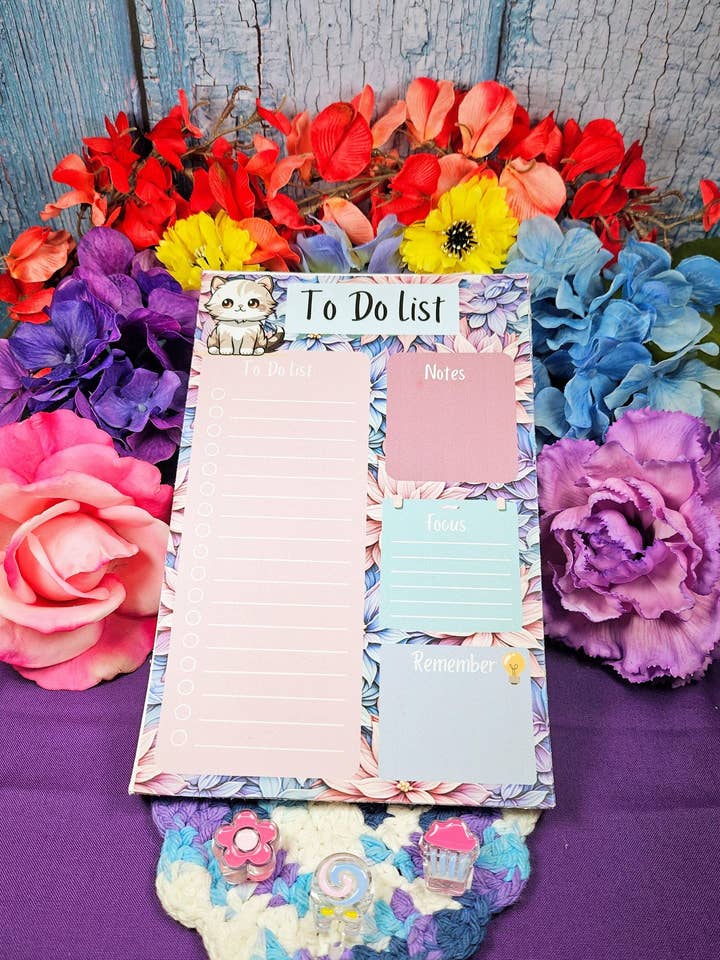 Petals & Paws Daglig Planeringsblock 5,5" x 8,5" för wholesale av Autumnmist Boutique