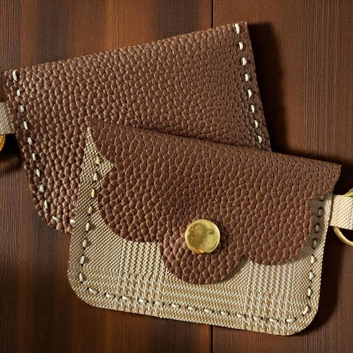 Scallop Charm Pouch - Ashley for wholesale by Lizabell Studio