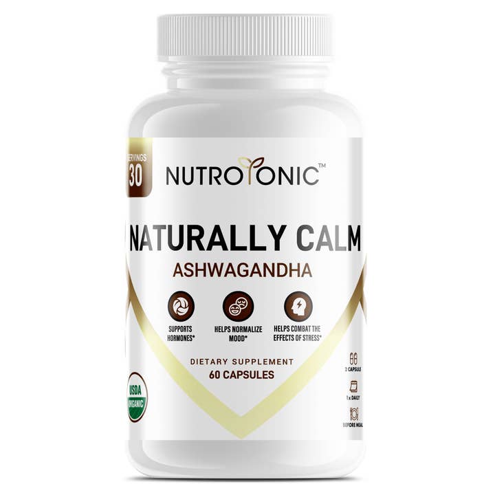 Naturally Calm Ashwagandha for wholesale by NutroTonic