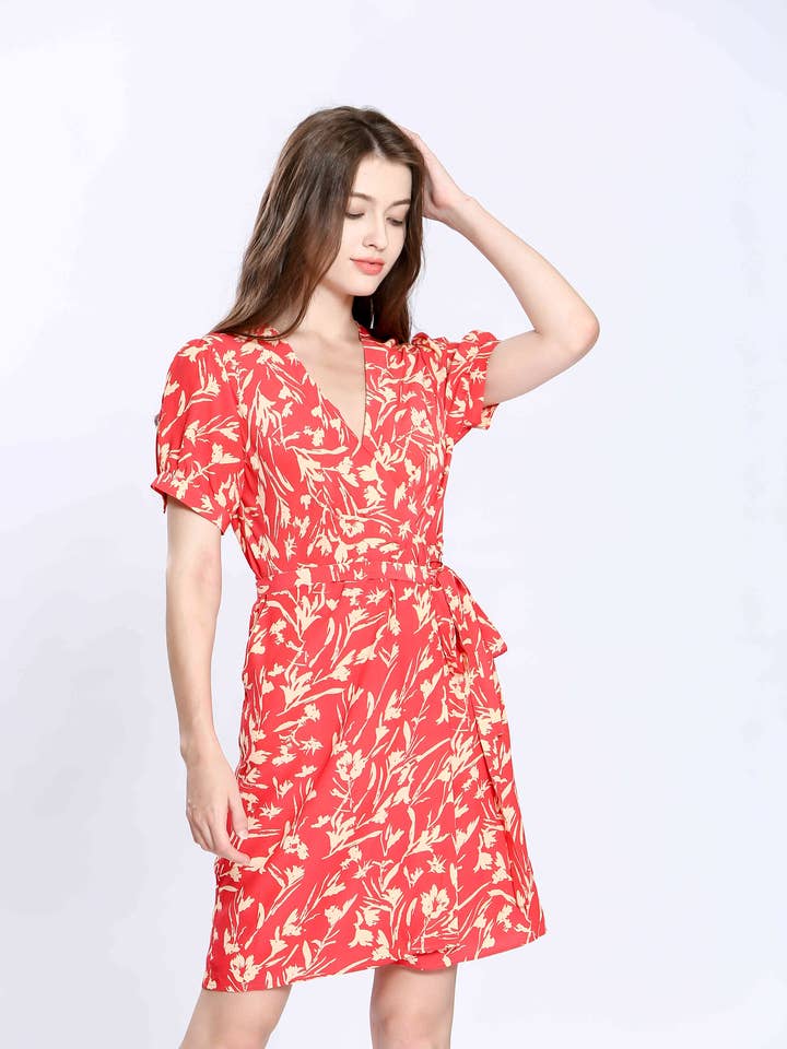 Tropisches Wickelkleid für den Großhandel von See u Soon - Europe