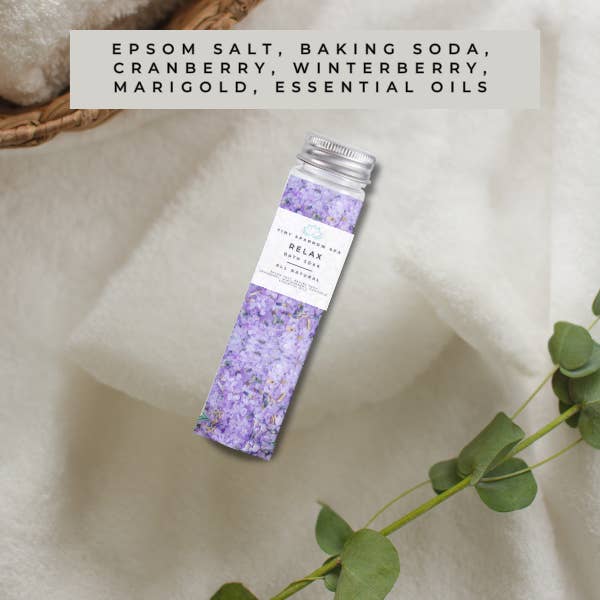 Relax Bath Soak for wholesale by Tiny Sparrow Designs