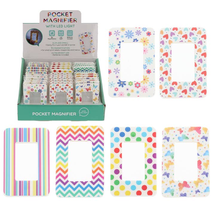 LED Pocket Magnifier Long for wholesale by Joe Davies