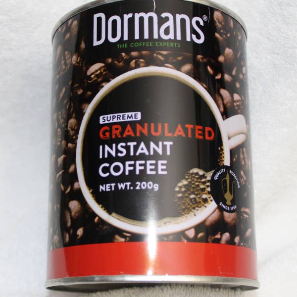CAFÉ INSTANTANÉ GRANULÉ SUPRÊME DORMANS 200g pour la vente par World Safari Shops