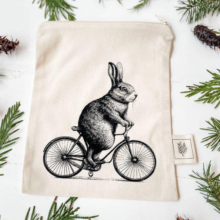 Lynlåstaske/Bunny på cykel/Påske/Forår/Lille for engroshandel hos Your Green Kitchen