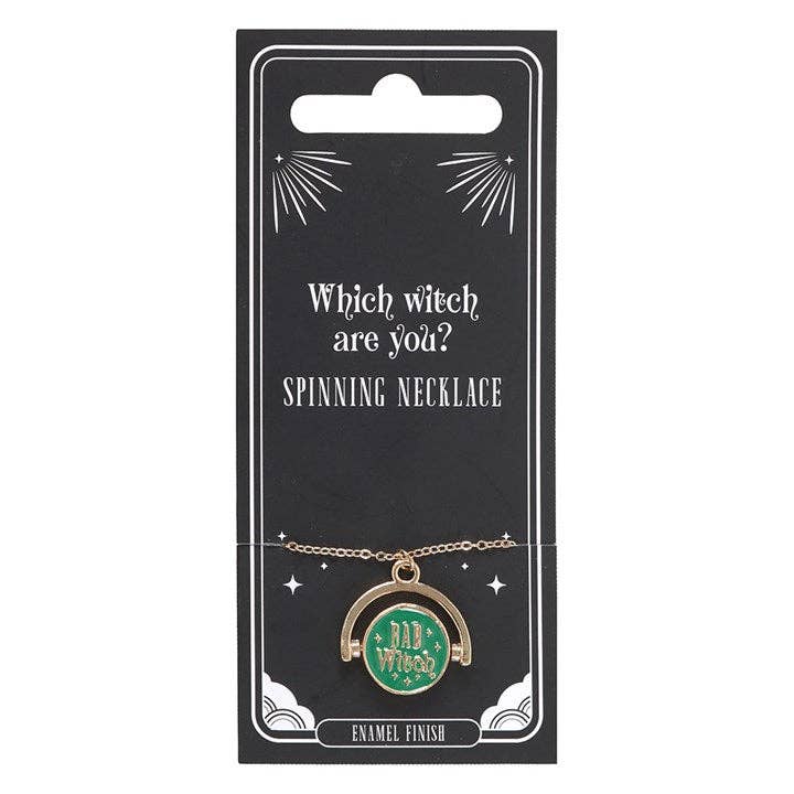 Something Different Wholesale – wholesale Pendant/charm necklace – Which Witch Are You? Spinning Necklace3
