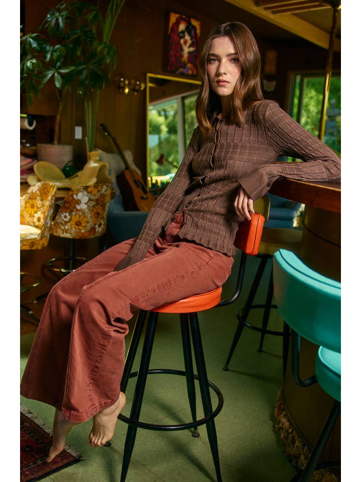 RAISONNEL - Wholesale Cardigan - Women's - Knitted Collar Cardigan - RSW108710