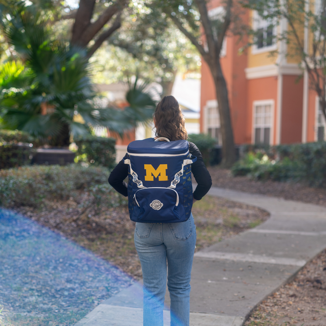 Varsity Cooler - Wholesale Cooler/Cooler Bag - University of Michigan Backpack Cooler15