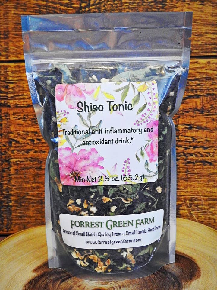 Shiso Tonic Tea (Anti-inflammatory) for wholesale by Forrest Green Farm