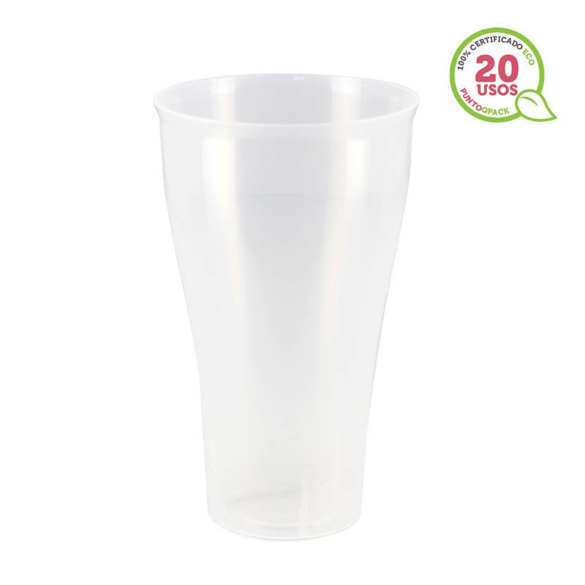 PUNTOQPACK - Vendita all'ingrosso Bicchiere/tazza - Bicchiere riutilizzabile premium in PP da 430 ml0