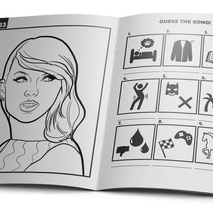 Studio Soph (We Pay Your Import Fees - We Ship DDP) – Großhandel Malbuch – Erwachsene – Taylor Aufgabenbuch A55