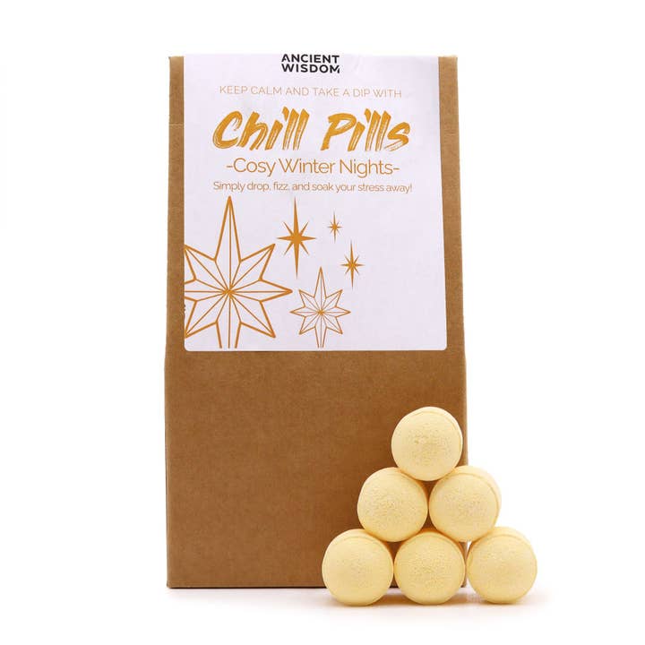 Chill Pills Gift Pack 350g - Cosy Winter Nights for wholesale by Ancient Wisdom