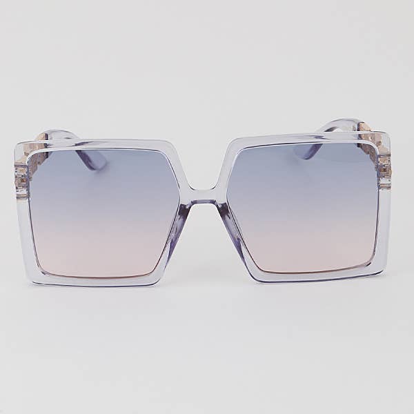 mix color Greek Key Square Sunglasses for wholesale on Faire1