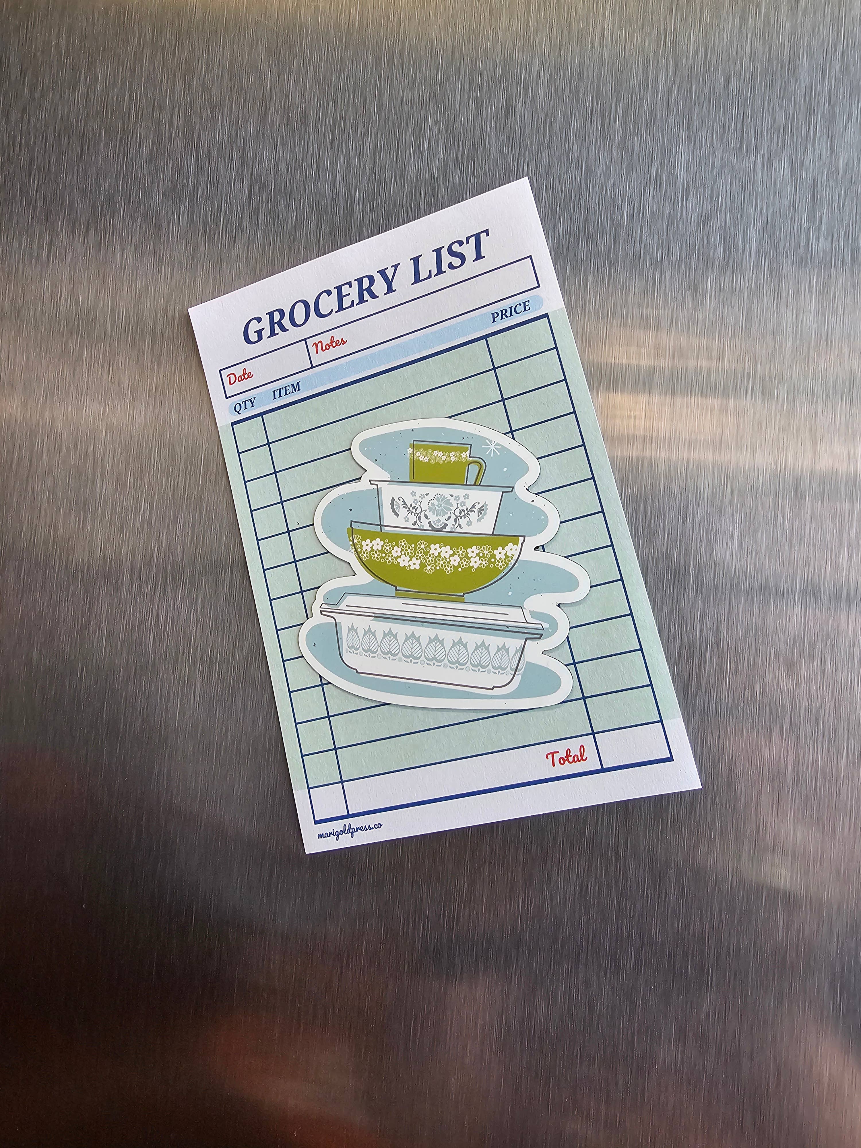 JoRetro - Wholesale Magnet - Pyrex Magnet - Spring Blossom Bowl Stack  1