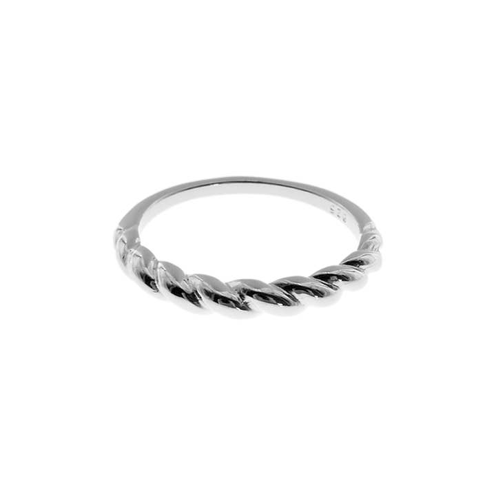 Phoebe half twist ring for wholesale by Kali Ma Designs - Sterling Silver Jewellery