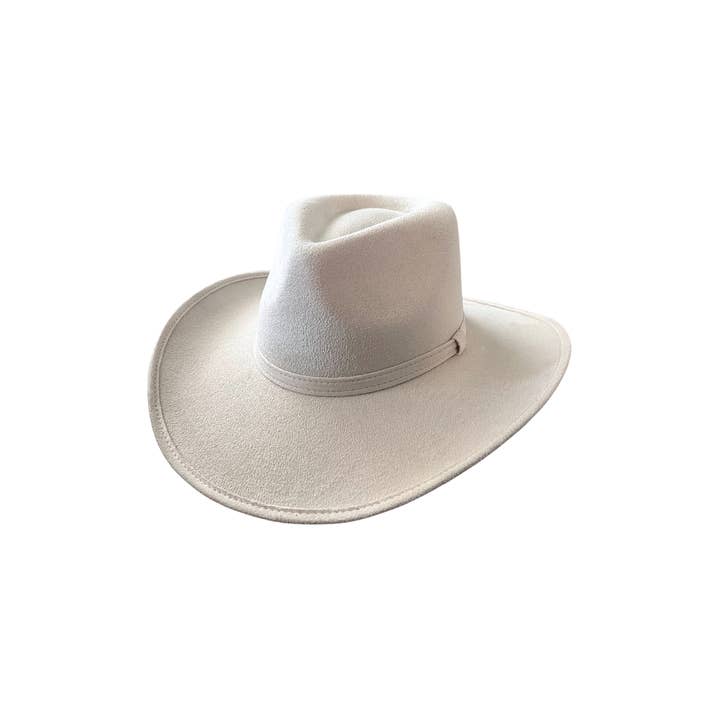 The Modern Cactus Co - Vendita all'ingrosso Cappello da cowboy - Unisex - Cappelli western Broncos da cowboy unisex in pelle scamosciata vegana2