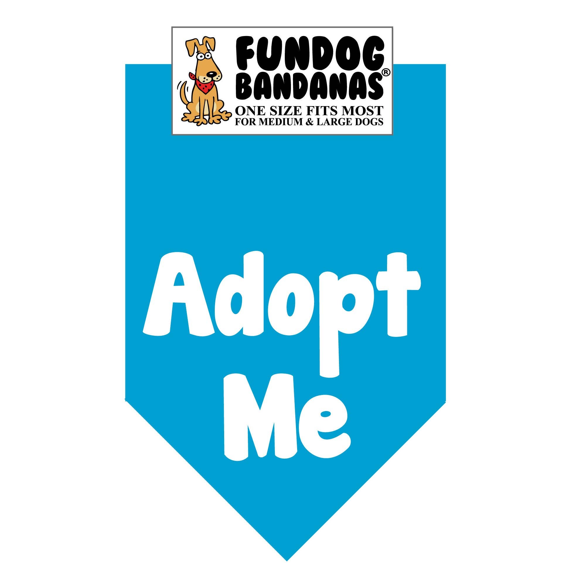 Assorted Colors 5 Pack - Adopt Me (White Ink) Bandana for wholesale on Faire3