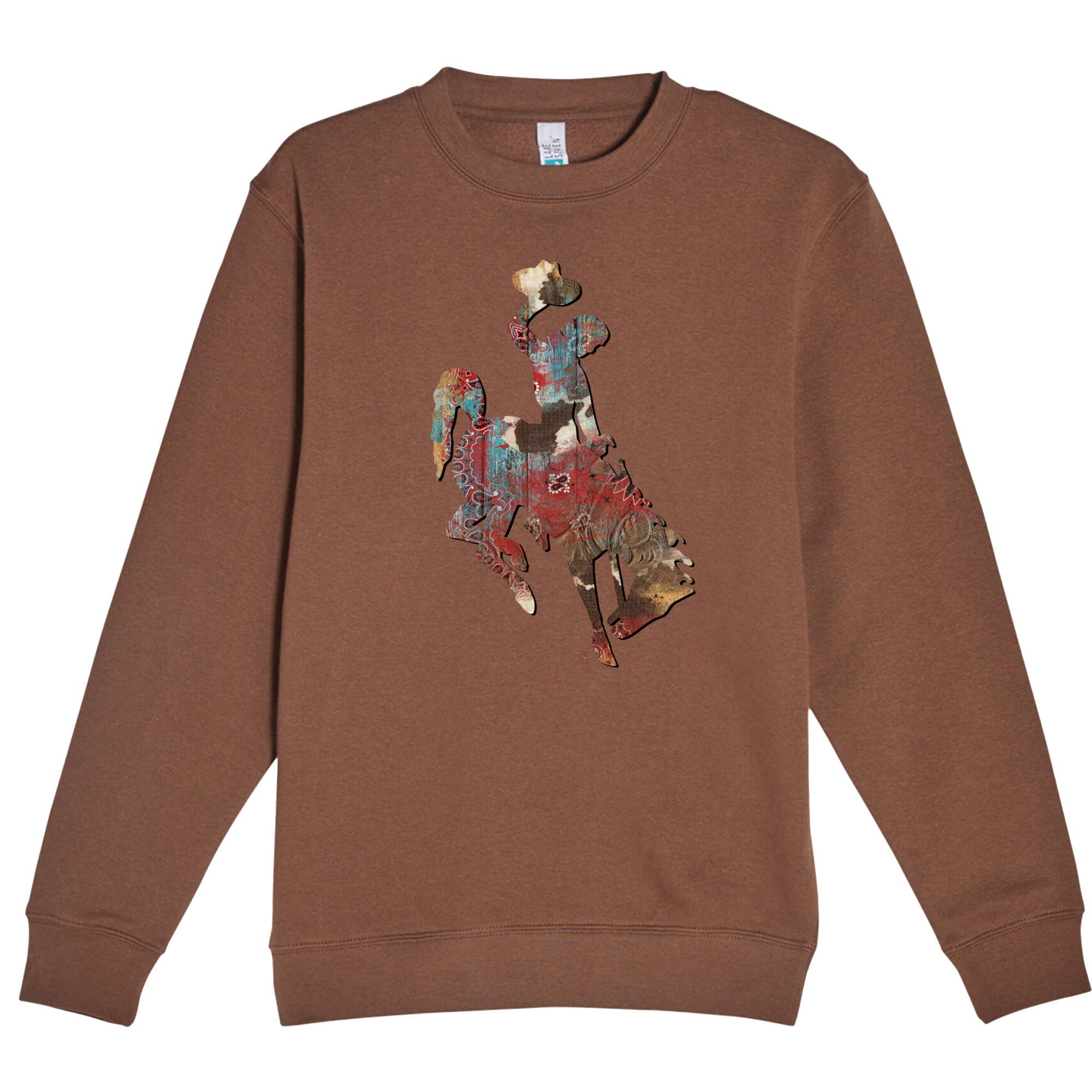 This Joyful Home - Wholesale Graphic Sweatshirt - Women's - Western WY Bucking Horse Sweatshirt Sweater0