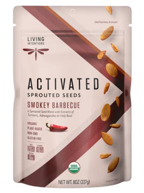 8oz Sprouted Seeds - Smokey Barbeque for wholesale by Living Intentions