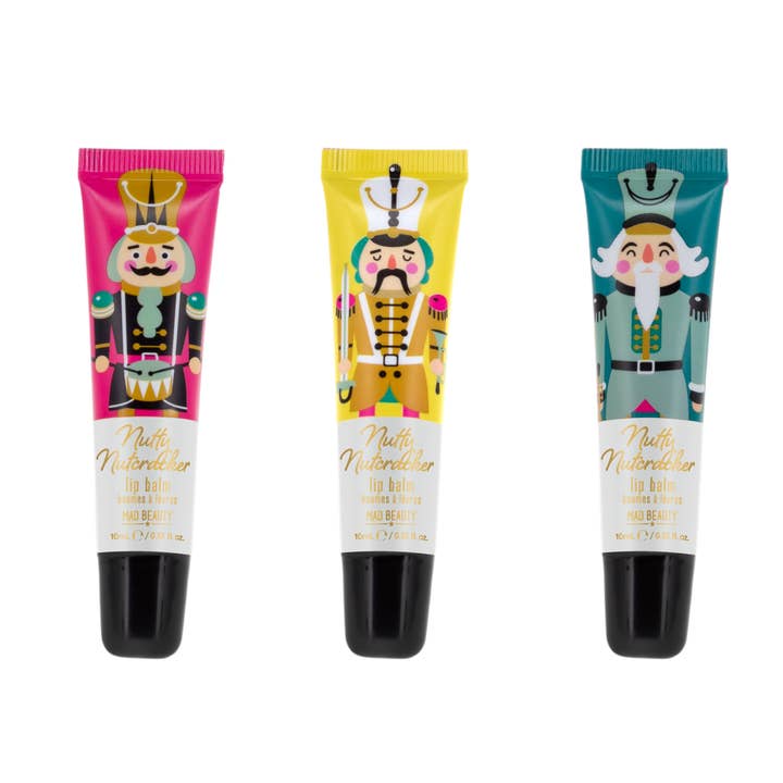 Mad Beauty - Wholesale Lip Balm - Mad Beauty Nutty Nutcracker Lip Balm Set3
