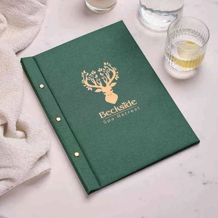 Fabric Menu Folder (TM01A4) for wholesale by Inko Horeca Accessories