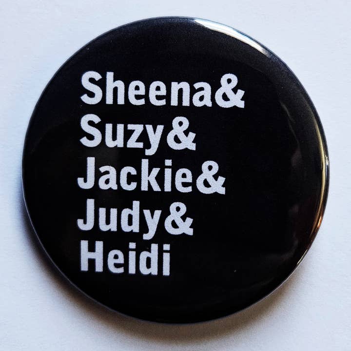 Flip The Record - Wholesale Lapel Pin/Button - Classic Punk Rock Buttons Magnets & Bottle Openers. Set 11