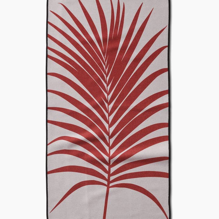 Geometry - Vendita all'ingrosso Asciugamano da sport - Asciugamano fitness Red Palm