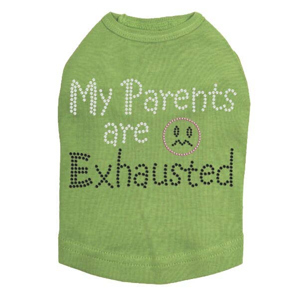 Dog in the Closet – camisa - Cão por atacado – Meus pais estão exaustos - Dog Tank8