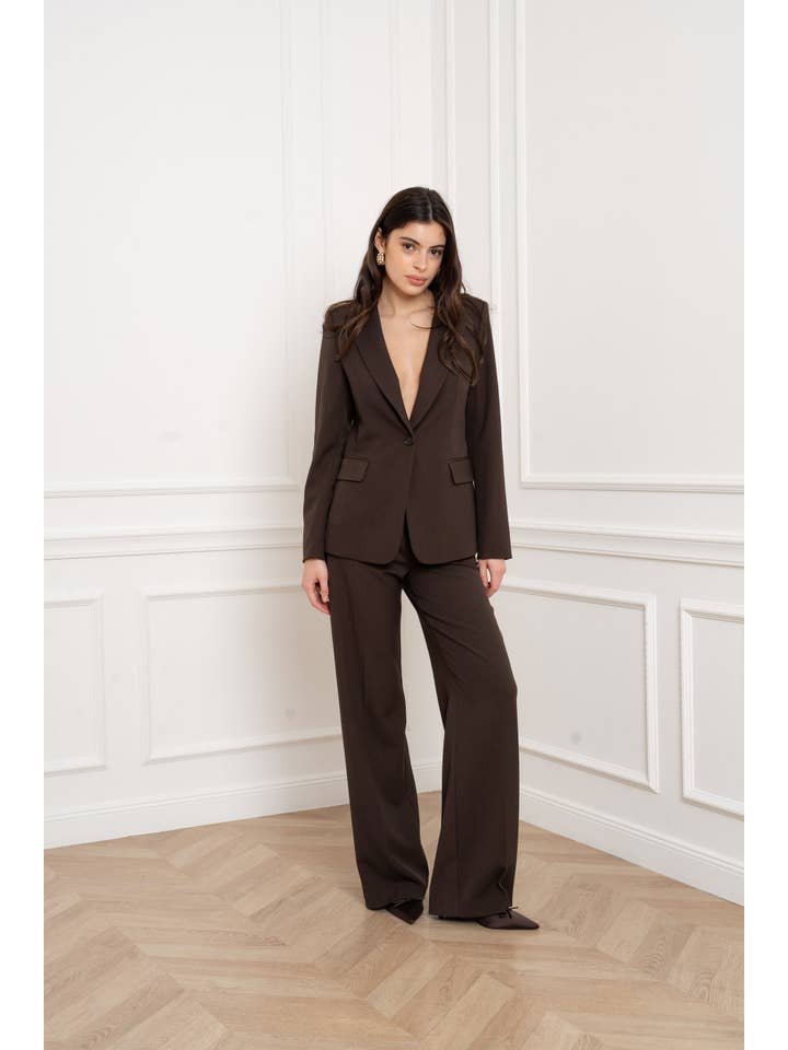 Attentif Paris - Wholesale Kostuumjas - Dames - Heather getailleerde damesblazer89