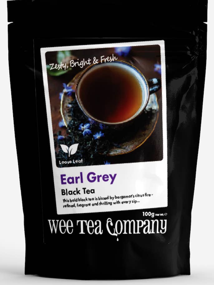 Earl Grey Black Tea (by The Wee Tea Company) for wholesale by Forth Coffee Roasters