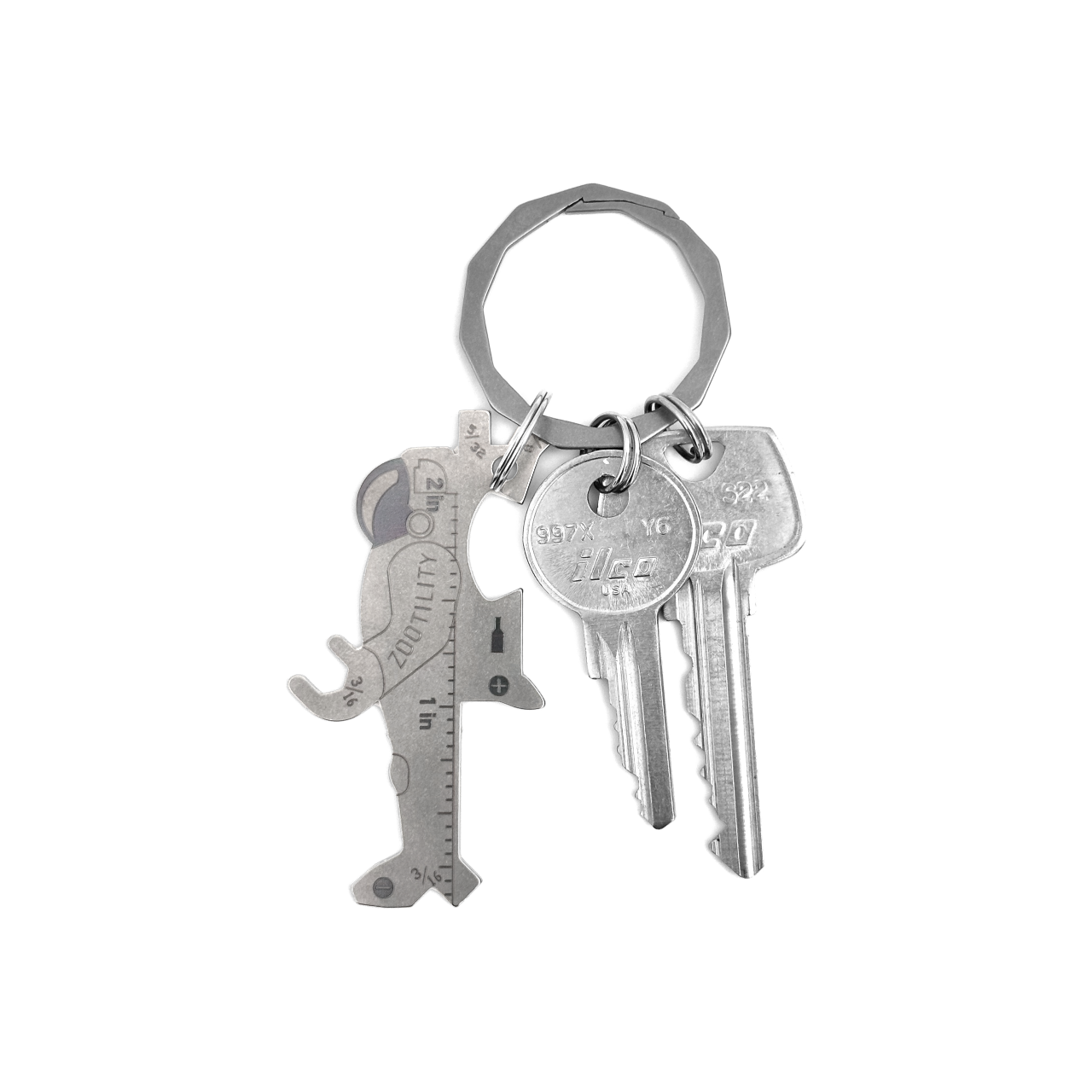 Zootility - Vente Porte-clés – unisexe - Outil multifonctions 8 en 1 Orbit pour porte-clés3