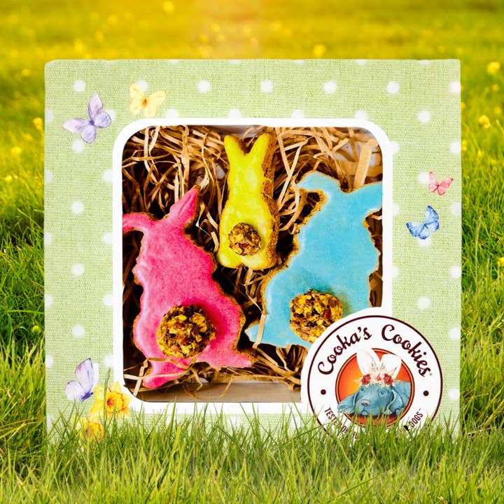 Ostergeschenkbox - 'Jemand-Hase' liebt dich für den Großhandel von Cooka's Cookies