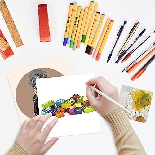 Fine Cardstock - Wholesale Cardstock - High-Quality White Square Cardstock 80 LB Cover, 9” x 9”, 50 Sheets Per Pack.3