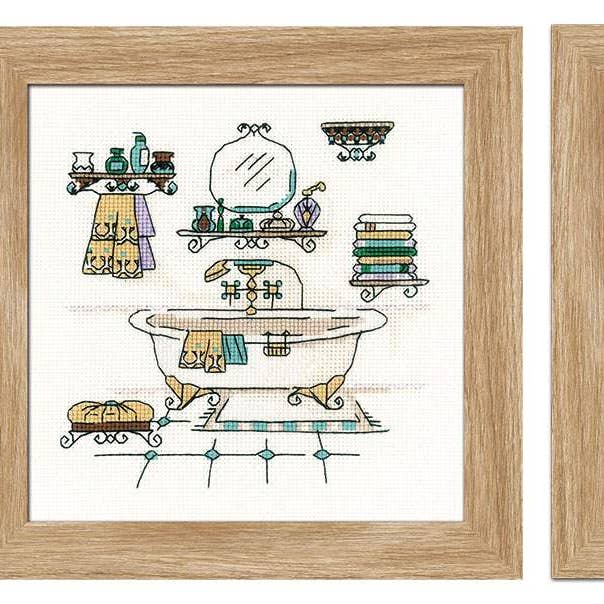 RIOLIS - Wholesale Embroidery/Cross Stitch Supplies - Cross Stitch Kit From Riolis 1737 Bathroom Interior0