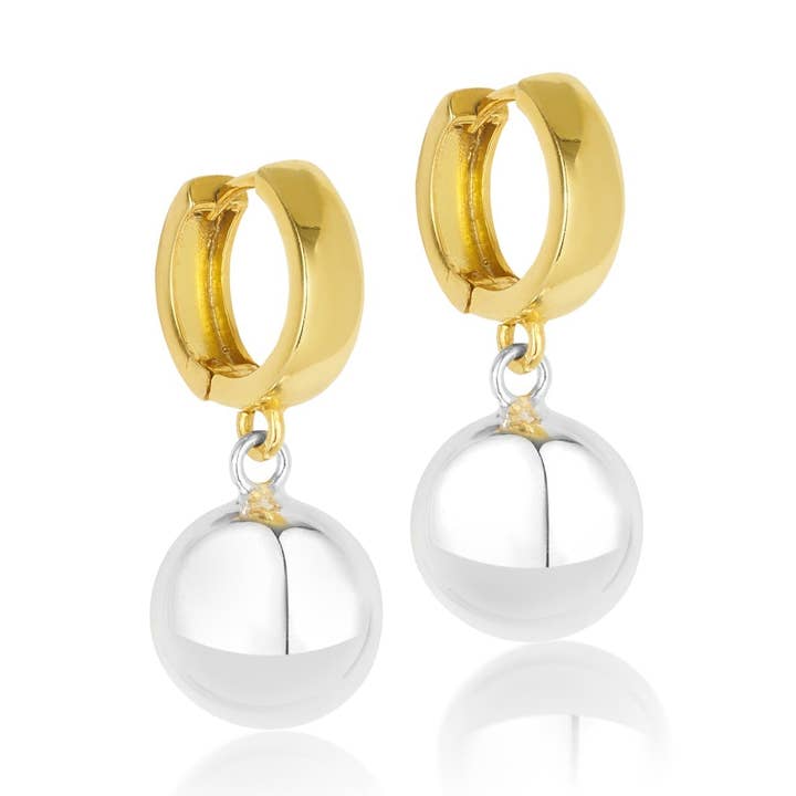 Emma Ball & Hoop Earrings for wholesale by Sophie Anna
