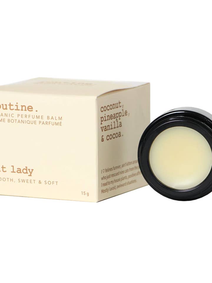 Baume parfumé botanique Cat Lady 15 g pour la vente par Routine