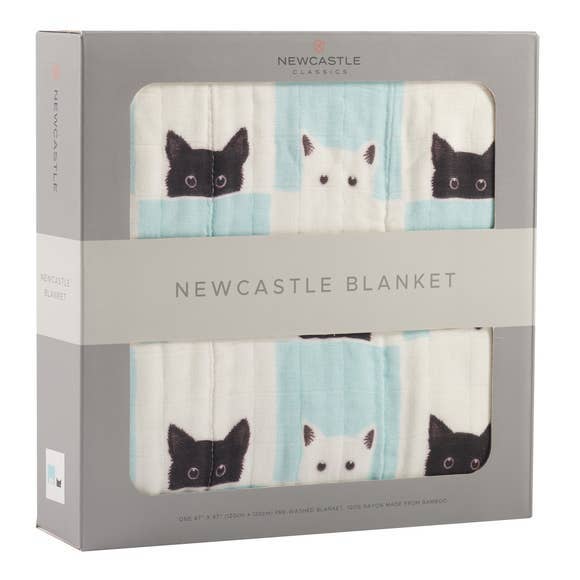 Newcastle Classics – Großhandel Bettdecke – Kind & Baby – Peek-A-Boo Decke für Katzen und weiße Newcastle