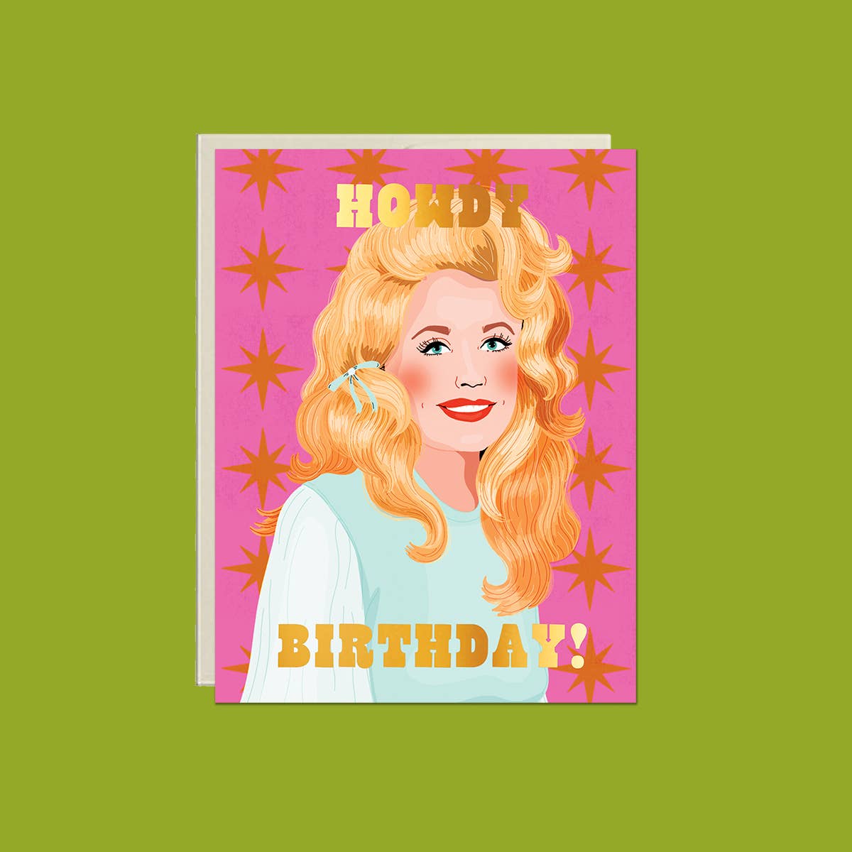 Lucky Goods Paper - Wholesale Birthday Card - Howdy Birthday – Foil Country ✿ Birthday Card3