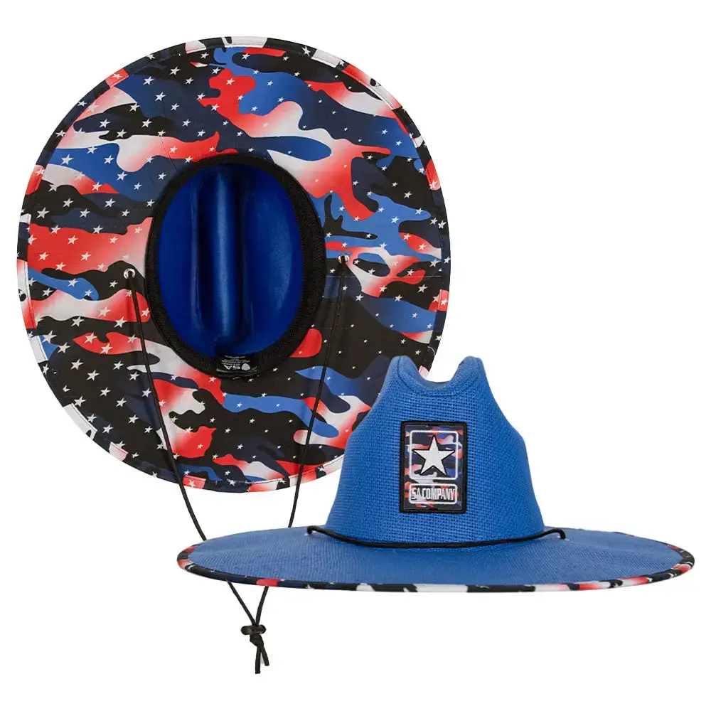 Soul of Adventure - Wholesale Straw Hat - Unisex - Keys Straw Hat / Lifeguard Hat – Wide Brim, UPF 50+13