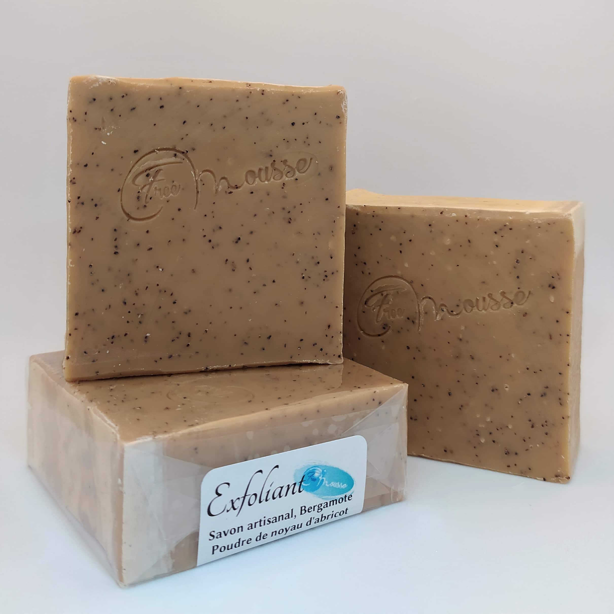 Free Mousse - Wholesale Bar Soap - Exfoliant - Bergamot and Apricot Kernel Powder Superfatted Soap3