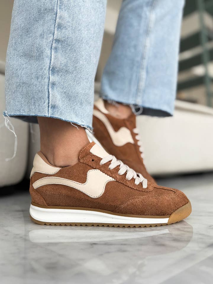 Poema - Terra - Handmade Cow Leather Sneakers for wholesale by PMK SHOES