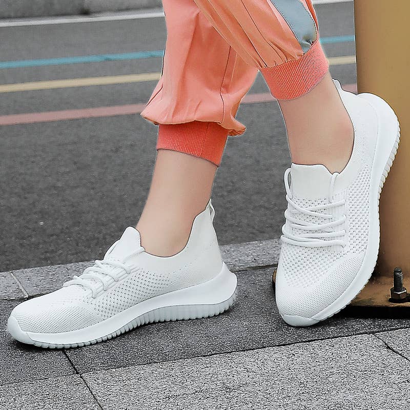 Calseosvic - Wholesale Athletic Sneakers - Women's - Wholesale Women Running Trainers Ladies Walking Mesh Sneaker3