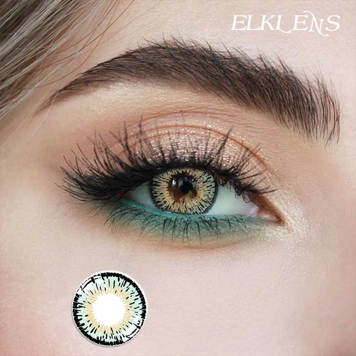 ELKLENS Gratis Spots 2Grön Färgad Kontakt för wholesale av ELKLENS